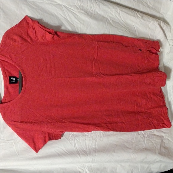 GAP Dresses & Skirts - Gap, women's t-shirt dress with cap sleeves in red, size XL